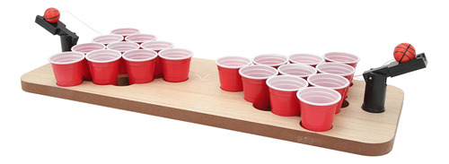 Juego De Mesa Party Beer Pong De Madera