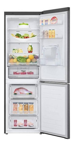 Imagen 2 de 8 de Heladera inverter auto defrost LG LB37SPGK grafito con freezer 336L 220V