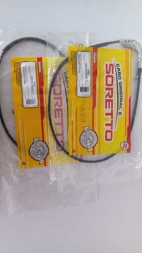 Imagem 2 de 3 de Cabo Acelerador A + B Honda Shadow 600 Todas Soretto
