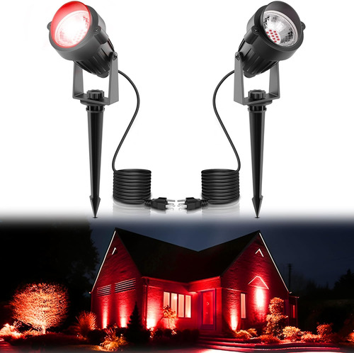 Proyector Rojo Al Aire Libre Lohas, Luces De Foco Led R...