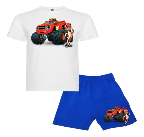 Pijama Corto Niños Algodon Sonic Circulo