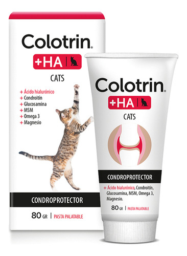 Colotrin +ha Gatos Condroprotector Palatable Pasta 80grs