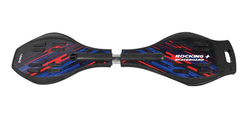 Rocking Skateboard Abs/pc-abec-7 Com 2 Rodas Ate 90 Kg