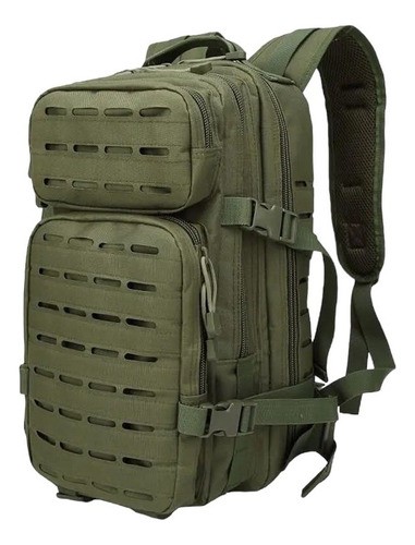 Mochila Militar B-30 Color Verde Basmar