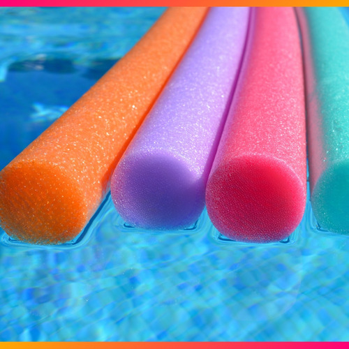 Kit 6 Boia Espaguete Macarrão Piscina Natação Flutuador