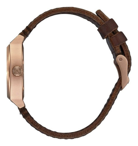 Reloj Medium Time Teller Leather Rose Gold White