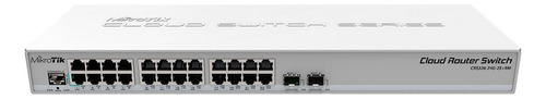 Mikrotik Crs326-24g-2s+rm Switch 24 Puertos Gigabit 2sfp+