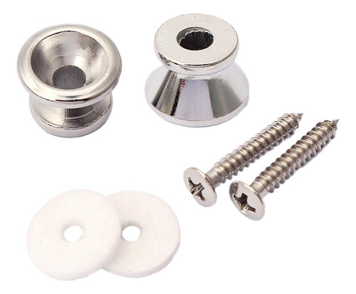 5 Set De 5 Enganches Para Correas De Guitarra Con 5 Piezas