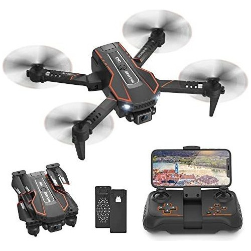 Mini Drone Con Camara A Control Remoto Color Negro Para Niñ