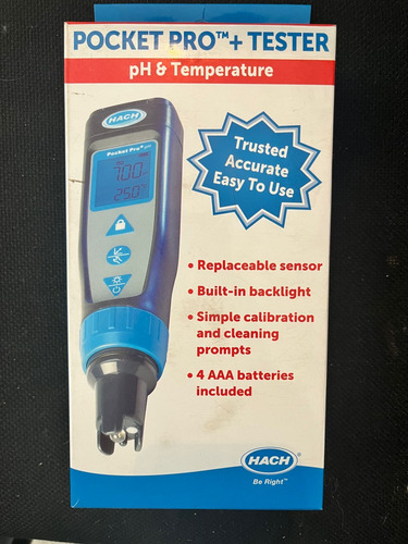 Analizador De Ph Pocket Pro+ Tester Con Sensor Reemplazable