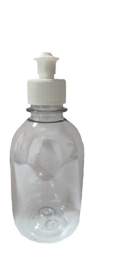 Envase, Botella Transparente Pet 250ml Tapa Push Pull X100