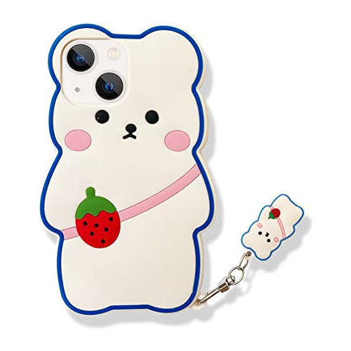 Funda For iPhone 11 Pro Cute Cartoon Bear 3d iPhone 11 Pro