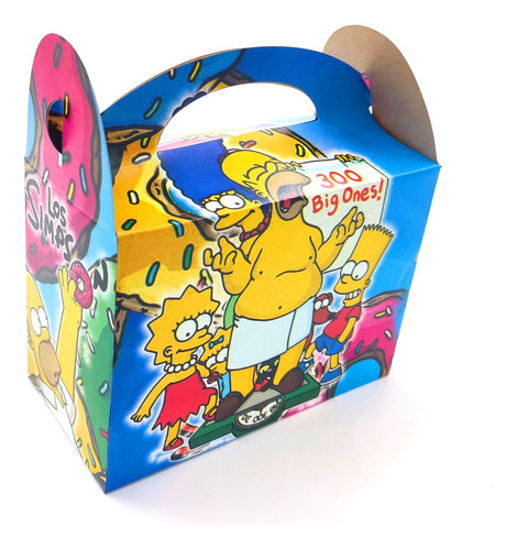 Caja Cajita Feliz Sorpresa X6 Unidades Homero Simpson