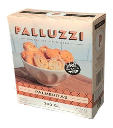 Palmeritas Palluzzi X 200grs ( Apto Celiacos ) 