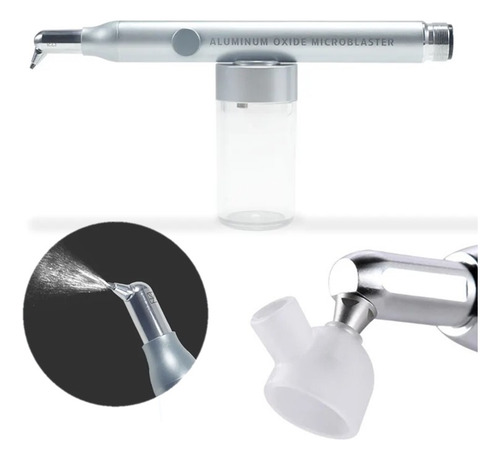 Jateador Microjato De Oxido De Aluminio Com Água Biomimetica