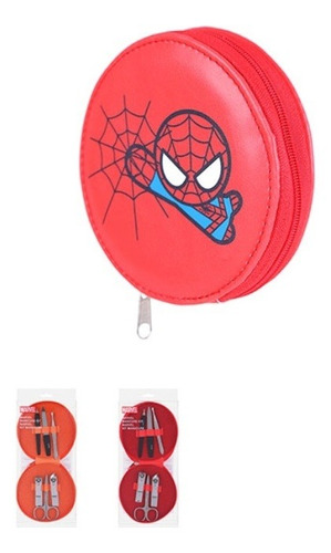 Kit Manicure Estojo Homem Aranha - Marvel Miniso