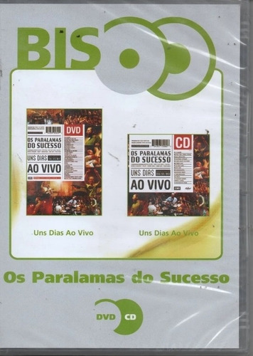 Dvd + Cd Os Paralamas Do Sucesso - Uns Dias Ao Vivo