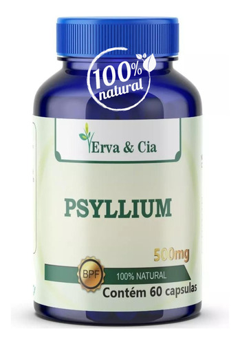 Psyllium 100% Natural Cápsulas