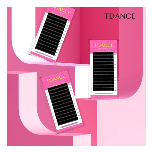 Tdance Extensiones De Pestañas Volumen Rápido 0.05 D Curl
