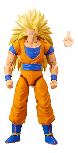 Boneco Goku Super Saiyan Dragon Ball Super 16cm F0099-5 Fun