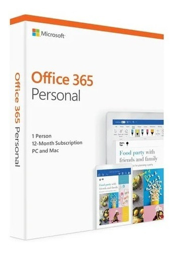 Licencia Microsoft Office Personal 365 Nuevo O Renovación | Envío gratis