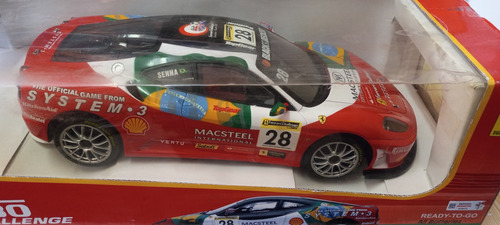 Carrito Juguete A Escala Control F430 Challenge Ferrari 1:12