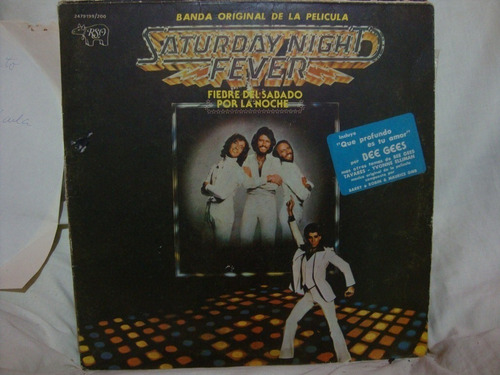 Vinilo Saturday Night Fever Fiebre Sabado Noche Rr Bs1