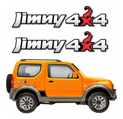 Kit Adesivo Suzuki Jimny 4x4 Jmny14