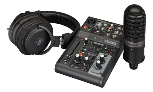 Kit Streaming Yamaha Ag03mk2 B Lspk Preto