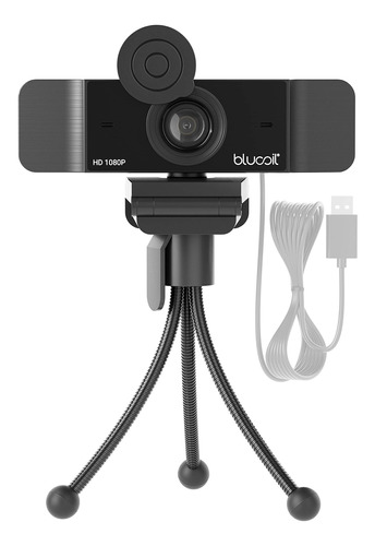 Blucoil Full Hd 1080p Usb Cam Microfono Incorporado Luz