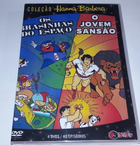 Dvd Box Brasinhas Do Espaço E O Jovem Sansão - ( 4 Dvds )