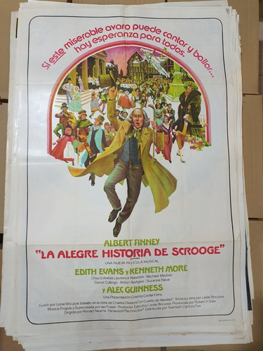 Afiche De Cine Original La Alegre Historia De Scroge-1876 