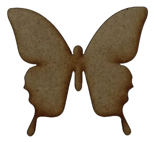 Mariposa Fibrofacil Sin Antenas 10 Cm 50 U