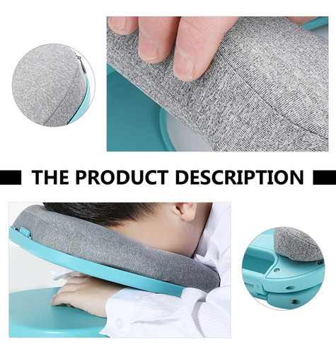Cojín Facial Con Reposacabezas Plegable Para Dormir Y Viajar