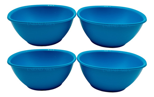 Set 4 Tazoncitos Mexicana Platos Hondos 400ml Tupperware