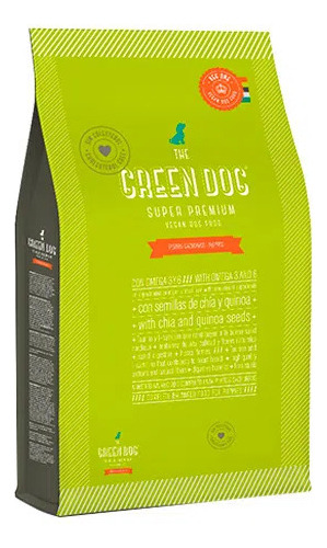 Alimento Vegano The Green Dog Cachorro X 10 Kg Mascota Food