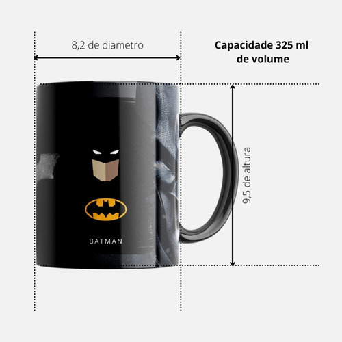 Imagem 5 de 6 de Canecas Geek Preta Presente Personalizado Com Seu Nome Nf