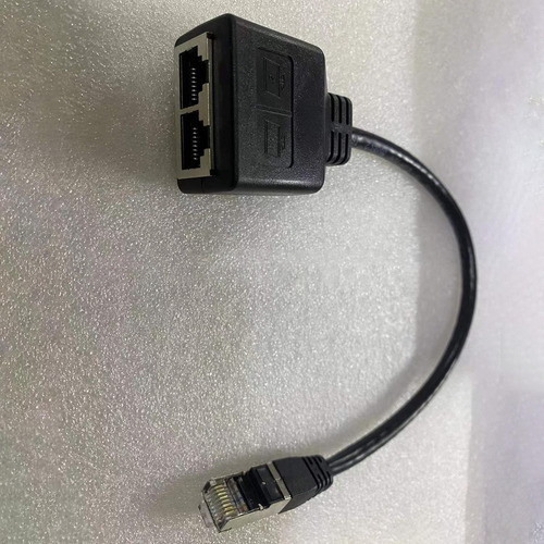 - Cable Divisor Ethernet Rj45 1 Macho A 2 Hembra Para
