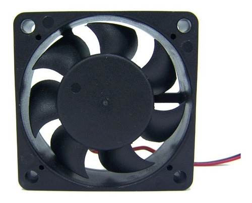 Kit 10 Peças -  Micro Ventilador Cooler 60x60x10mm 12v  