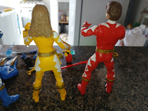 6 Boneco Power Ranger Lightning Dino Trovão É S.p.d