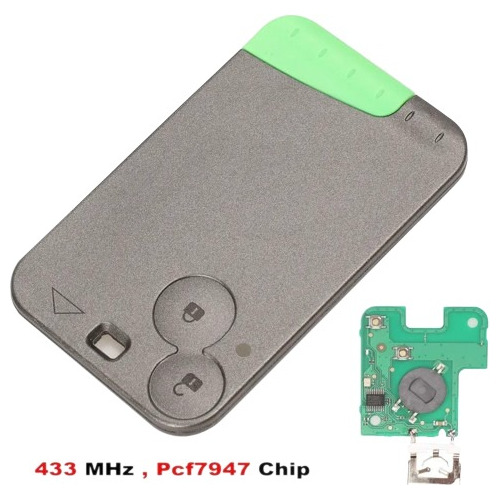 Llave Tarjeta Renault Laguna De 2 Botón Programable.