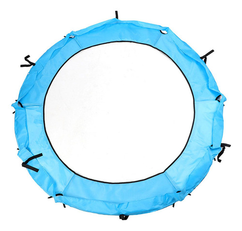L Juego De Funda De Seguridad Para Trampolín Premium Azul
