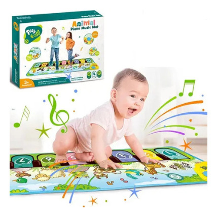 Alfombra De Baile Para Bebé Interactiva Música Piano Teclado