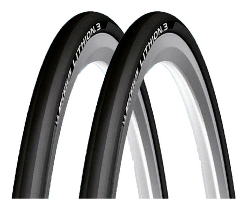 Par De Pneus Michelin Lithion 3 Performance 700x25c Kevlar