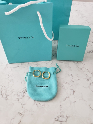 Aretes Tiffany & Co Oro Arracadas Original Tiffany Tous Oro