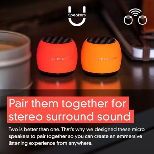 U Micro Speaker | Glow In Dark | Stylish Small