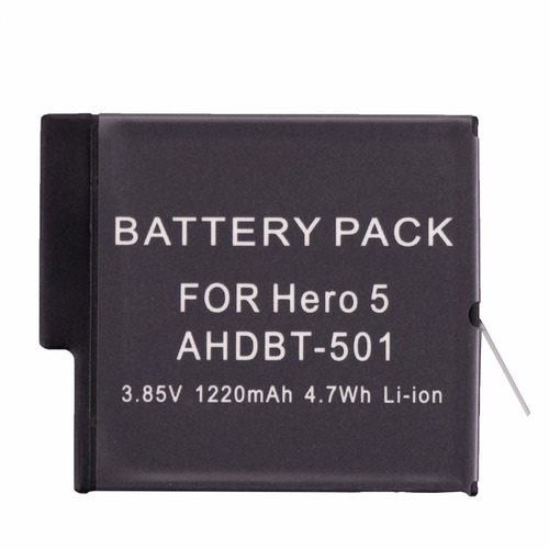 Bateria Recarregável Extra Para Gopro 5 6 Hero 7 Black