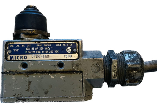 Interruptor De Posición Micro Switch  Dte6-2rn L59