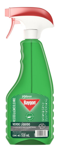 Insecticida Baygon Con Atomizador Liquido Verde  510 Ml