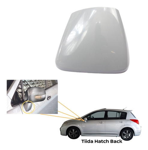 Vista Base Espejo Lateral Conductor Tiida Hatchback 2011